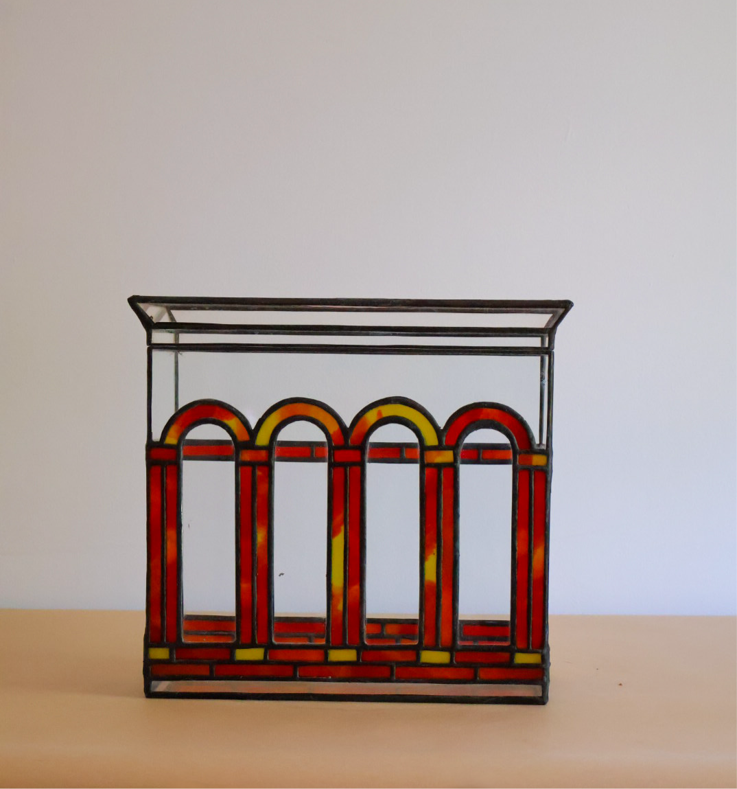 Arched Terrarium in Red