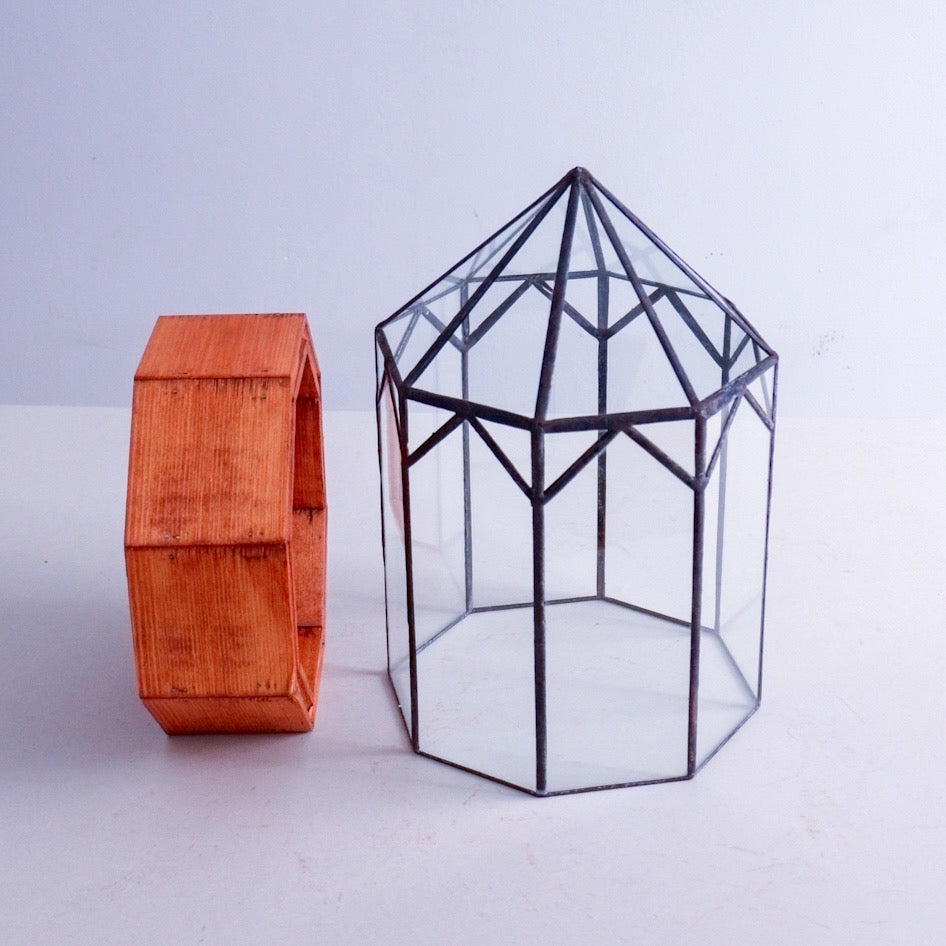 Gazebo Stained Glass Terrarium