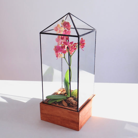 Tower Stained Glass Terrarium