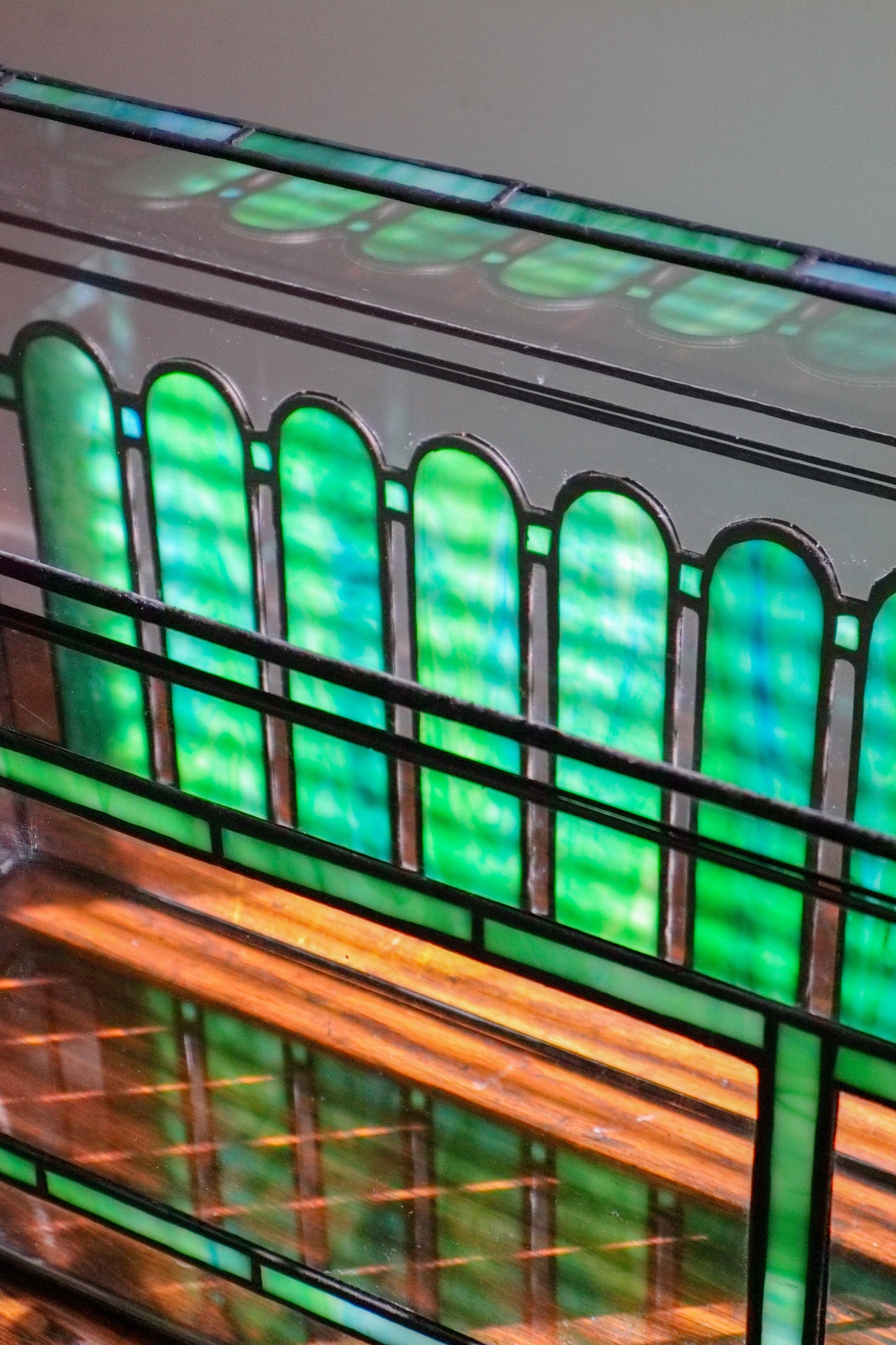 Green Cathedral Stained Glass Terrarium