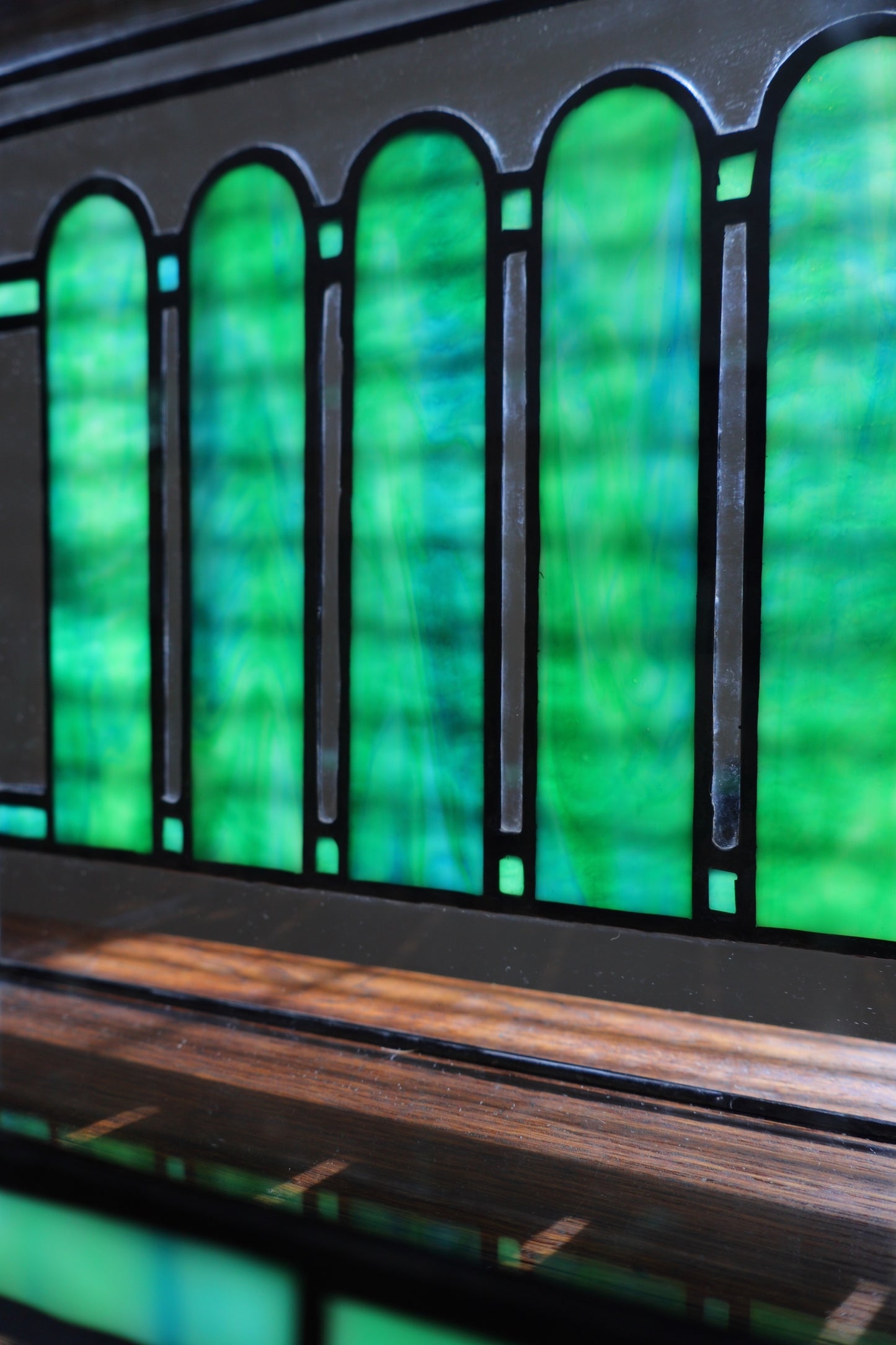 Green Cathedral Stained Glass Terrarium