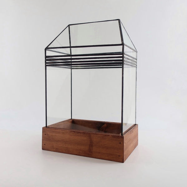 Stained glass terrarium