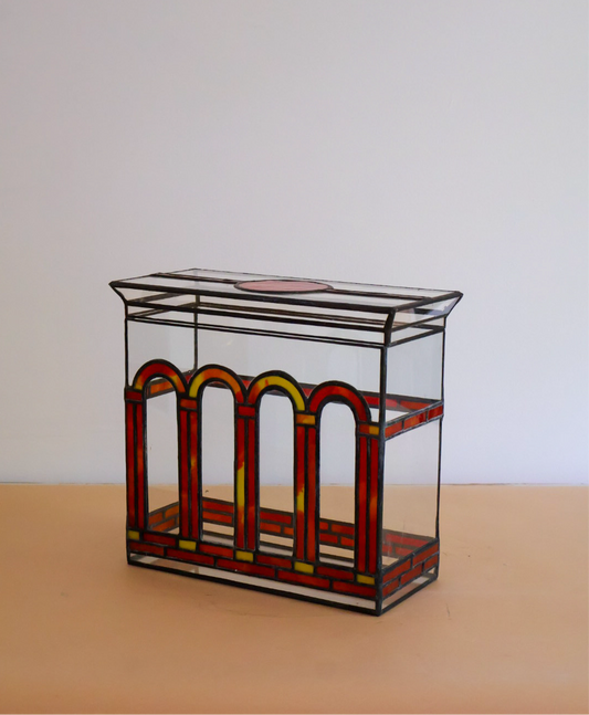 Arched Terrarium in Red