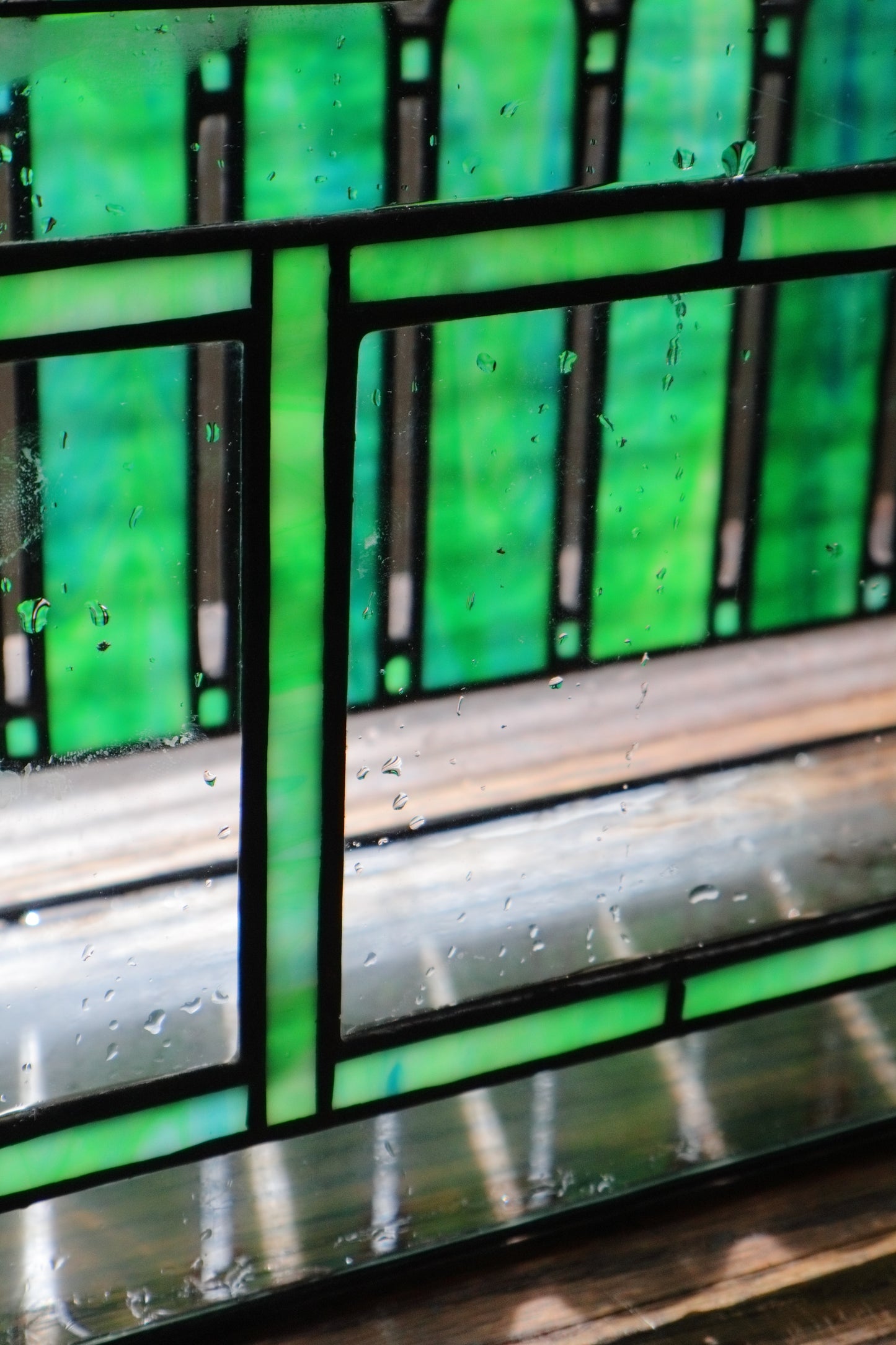 Green Cathedral Stained Glass Terrarium