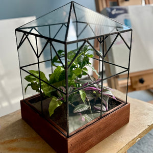Leadhead Glass Terrariums